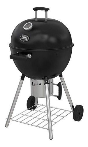 Asador De Carbón Expert Grill Redondo Tipo Kettler Deluxe Color Negro