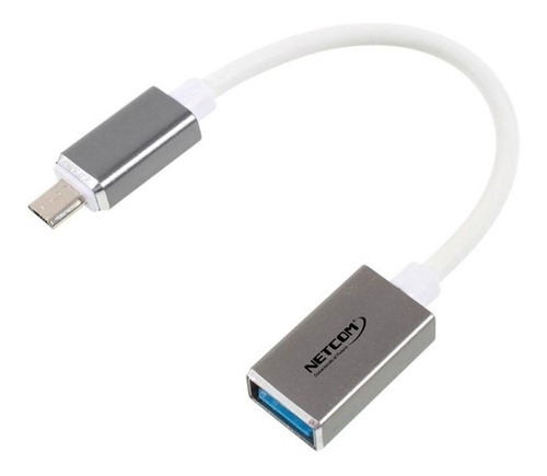 Adaptador Otg Micro Usb Macho A Usb 3.0 Hembra Netcom