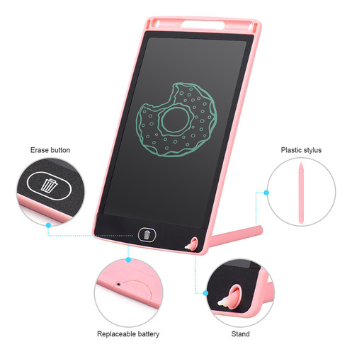A Tableta De Escritura Portátil De 8 Pantallas Lcd Con