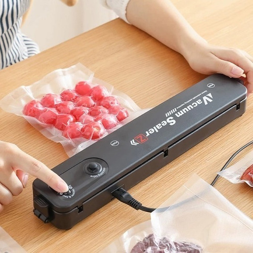 Imagen 2 de 3 de Maquina Selladora Al Vacio Envasadora Domestica + 5 Bolsas