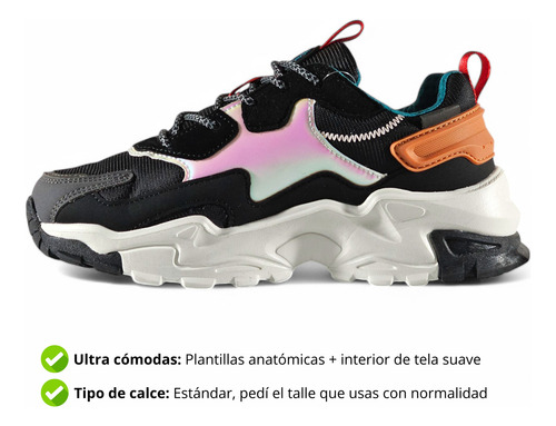 Zapatillas Mujer Plataforma Urbanas Moda Filament Grous