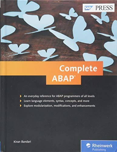 Complete Abap The Comprehensive Guide To Abap 75 (sap Press)