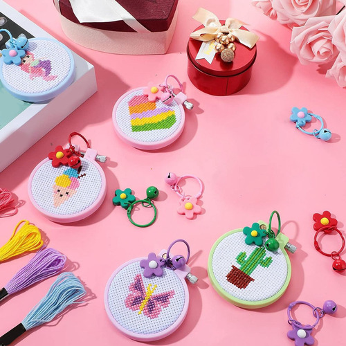 Kit De Bordado Infantil De 6 Piezas For Principiantes Con