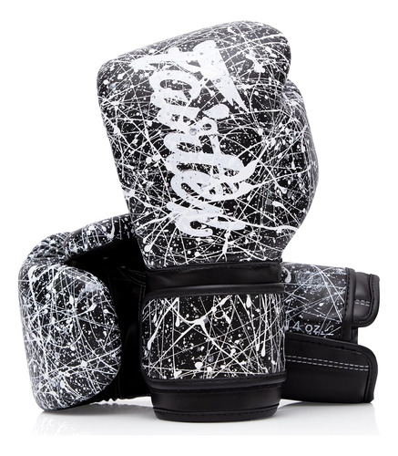 Guantes De Boxeo Fairtex 8 Oz Black/white