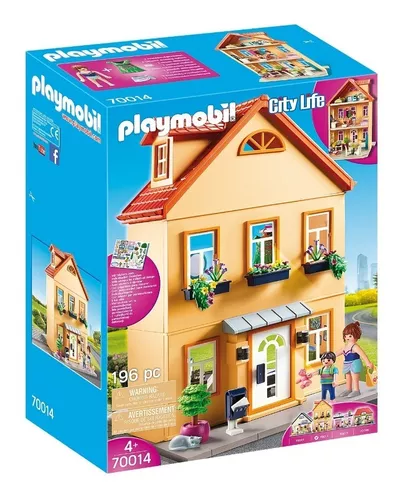 Playmobil 70014 City Life Mi Casa De La Ciudad Con Muebles