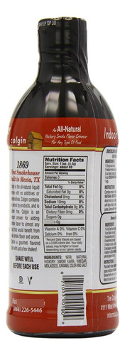 Humo Líquido 480 Ml Colgin Para Sazonar Carnes
