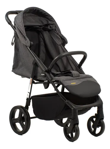 Coche Cuna Bebé De Paseo Mega Baby Zeus Hasta 22 Kg Gris