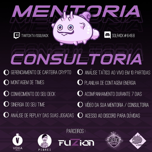 Imagem 1 de 10 de Axie Infinity - Consultoria E Mentoria
