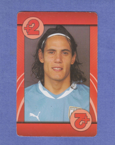 Futbol Seleccion Uruguay Edinson Cavani Tarjeta Didacta Rara