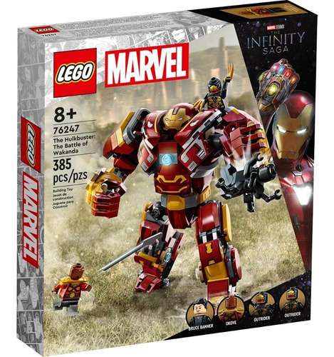 Kit Lego Marvel Hulkbuster Batalla De Wakanda 76247 385 Pzas