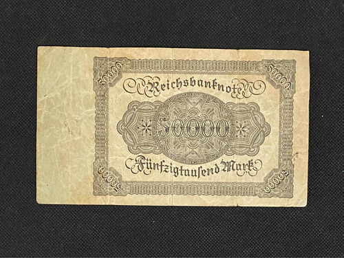 Imagen 3 de 4 de Alemania - 50000 Marks - Año 1922 - P #79 - Hiperinflación