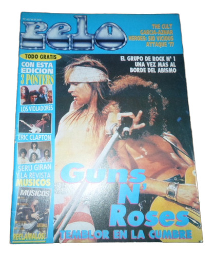 Pelo 407 Guns N Roses Charly Garcia Attaque Siouxie The Cult (Usado)