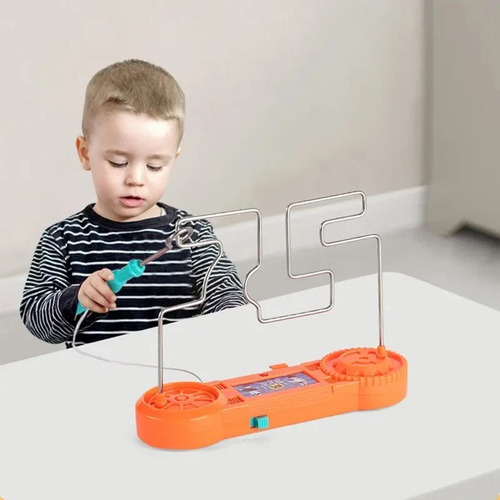 Juego Electrico Metal Laberinto Choques Interactivo Niños Color Color Al Azar