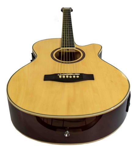Guitarra Electroacustica Bamboo Ga-40-nat-q-ar 40 Pulgadas