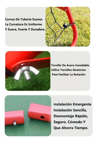 Red Rebotador De Entrenamiento De Fútbol Deportes Ajustable
