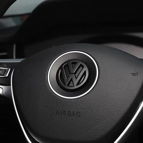 Qc Aplique Emblema Volante Vw Gol Golf Polo Virtus Fox