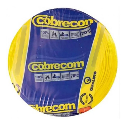 Cabo Flexível 2,5mm 70g 750v (cores) Rolo Com 100m Cobrecom