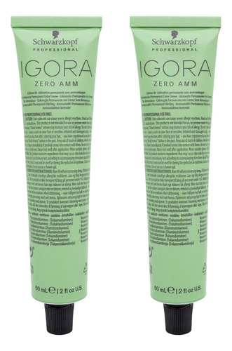 Schwarzkopf Igora Zero X2 Tintura Sin Amoníaco Cabello 60ml