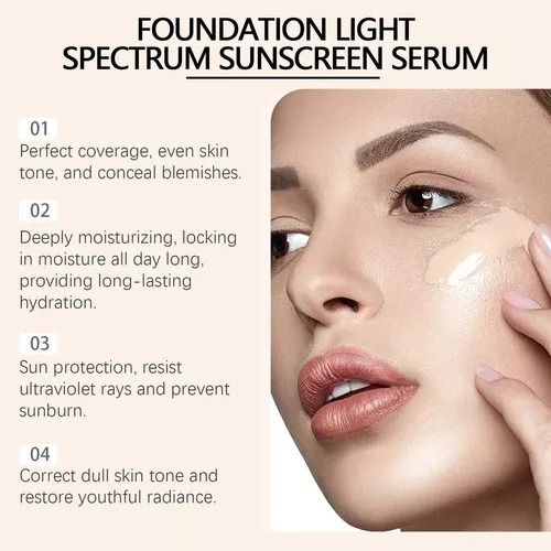 Foundation 4 En 1 Light Spectrum, 2 Botellas