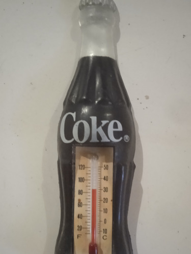 Coca Cola Con Termómetro De Colección Únicos.