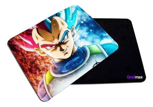 Mousepad Liso 20x17 Cm Vegeta Dbz Anime Grafimax