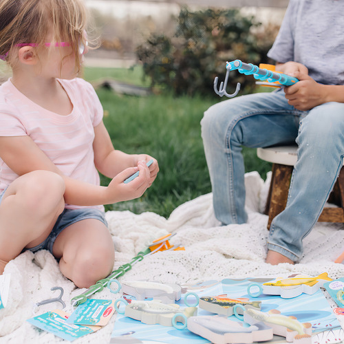 Melissa & Doug, Set De Juego De Pesca, 21 Piezas