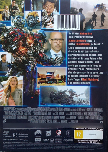 Transformers A Era Da Extinção Dvd