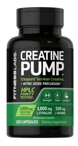  Creatine Pump 3000mg 120 Cápsulas^