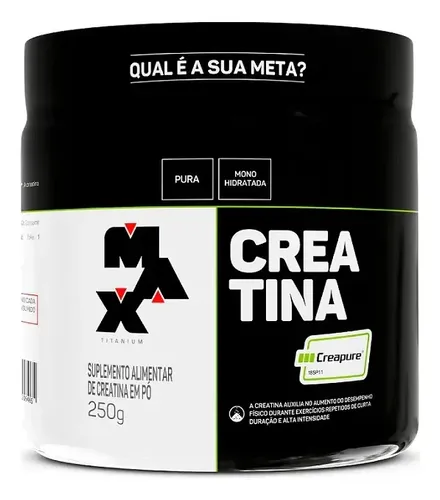 Creatina Pura Selo Creapure 250g Grow Thisold - Max Titanium Sabo...