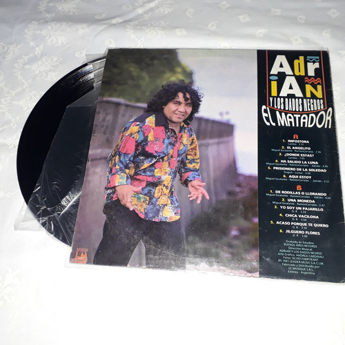 Disco De Vinilo Adrian Y Los Dados Negros Formatovinilo (Usado)