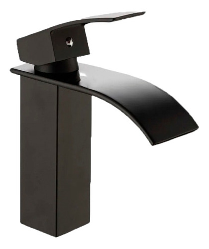 Imagem 2 de 6 de Torneira Cascata Baixa Banheiro Slim Monocomando