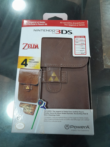 Estuche Zelda Para Nintendo 3ds Xl,con 2 Stylus Edicion Zeld