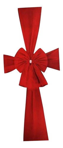 Lazo Rojo Para Puerta De Entrada, Decoración De Puerta Con