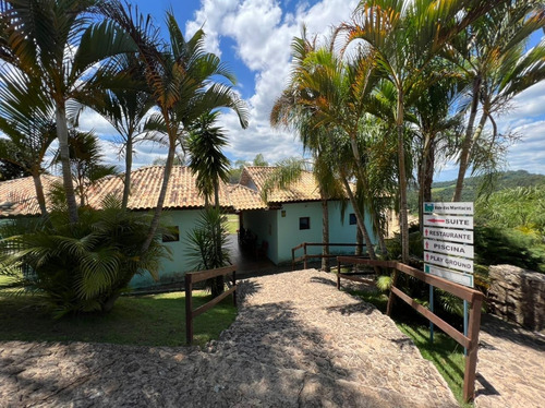 Imagem 4 de 26 de Chácara 4500m2 Ótima Para Pousada, 900m2 Construídos Com 15 Suítes, Lavanderia, Restaurante, Estacionamento, Área De Lazer Completa, Acesso Asfaltado - Ch00217 - 70653620