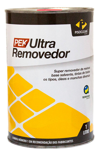 Pek Ultra Removedor De Resinas 1l  Remover Resina  Pisoclean