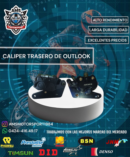 Caliper Trasero De Outlook