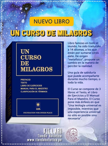 Libro: Un Curso De Milagros 