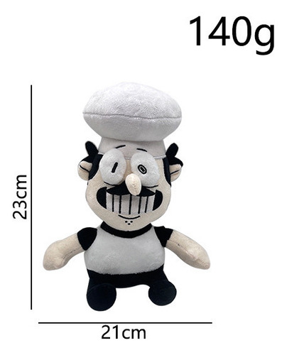 Wnn Muñeca De Peluche Pizza Tower Peppino Plush Pizza