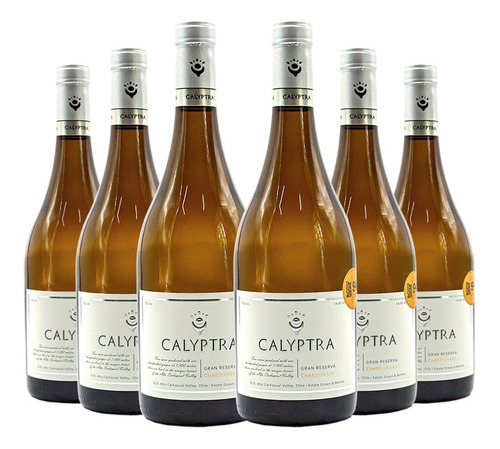 6 Vinos Calyptra Gran Reserva Chardonnay