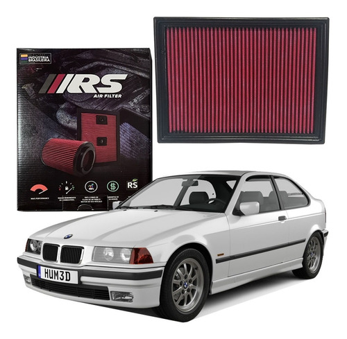 Filtro Ar Esportivo Inbox Rs Bmw 325i 192cv E36 Compact 1999