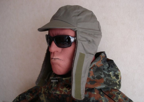 Gorro De Invierno De Ejercito Aleman Bundeswehr Color Oliva