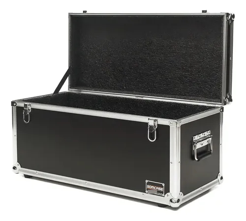 Hard Case Baú Acessórios E Cabos 70x30x30 Cm Preto