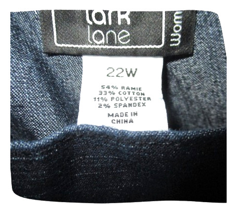 Capri Bermuda Azul Mezclilla Talla 22w (40/42) Lark Lane