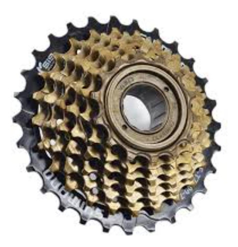Piñón Shimano 7v Ajuste Rosca Para Bicicleta Con Cambios