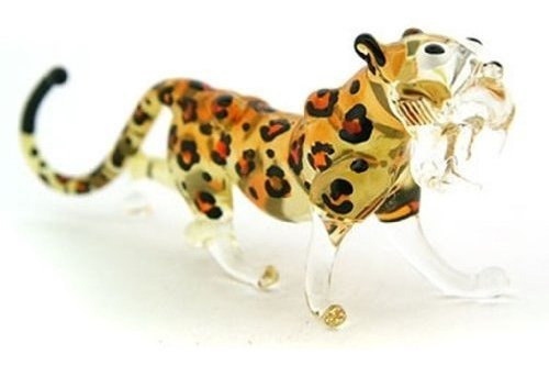 Lampwork Collectible Figura Miniatura Mano Soplado Arte Vidr