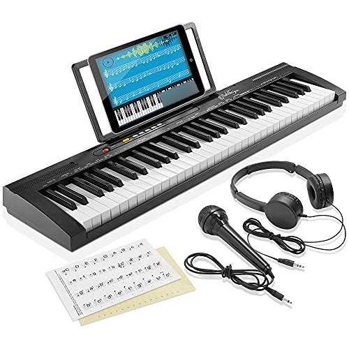 Ashthorpe 61-key Digital Electronic Keyboard Piano Para Prin