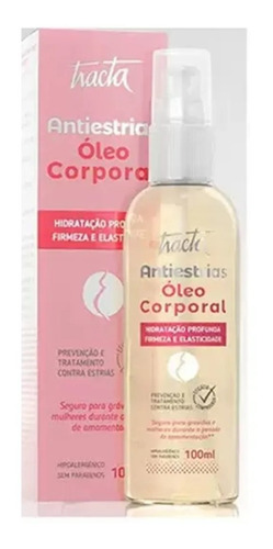 Tracta Óleo Corporal Antiestrias Hidratação Profunda 100ml