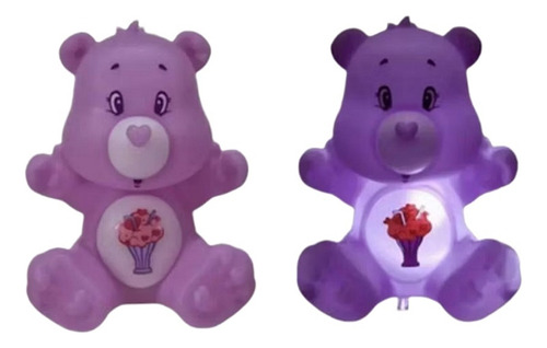 Boneco Lilás Luminária Ursinhos Carinhosos Shake Giraffas