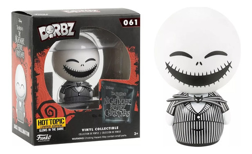 Jack Skellington Glow In The Dark Funko Dorbz Hot Topic