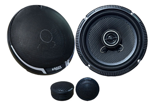 Bocinas Krack 6.5 200w 2 Vias Con Tweeters Krack 